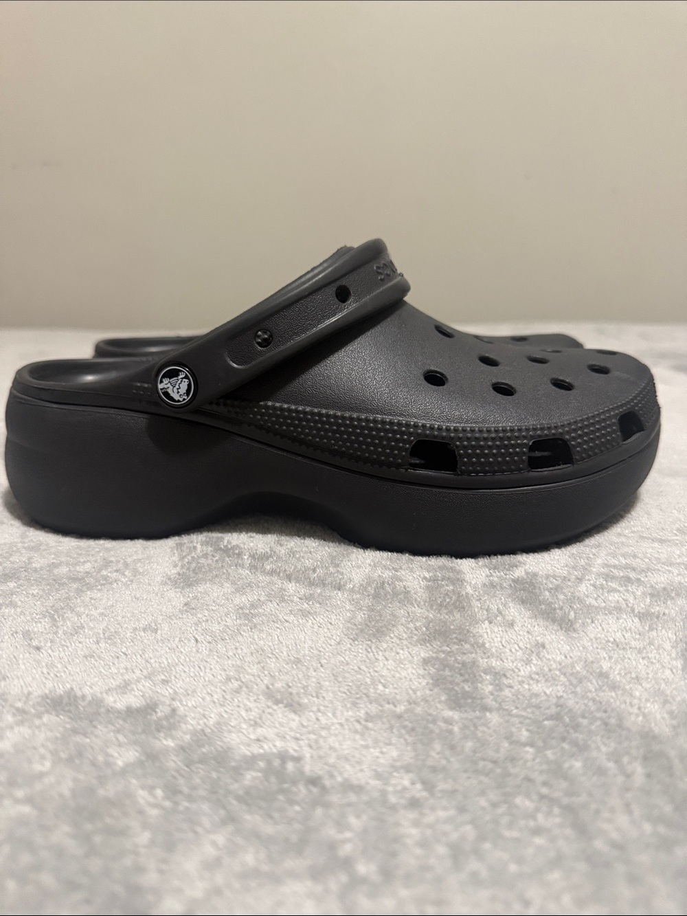 CROCS Comfort Platform Clog - Black